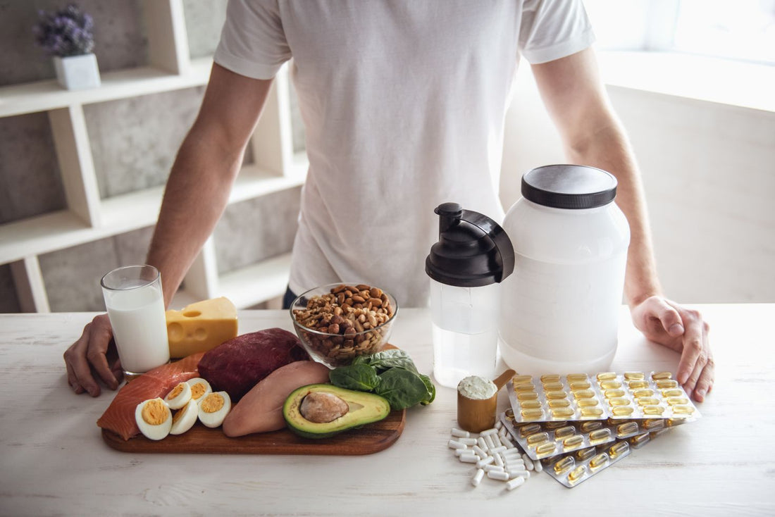 Healthy food and protein