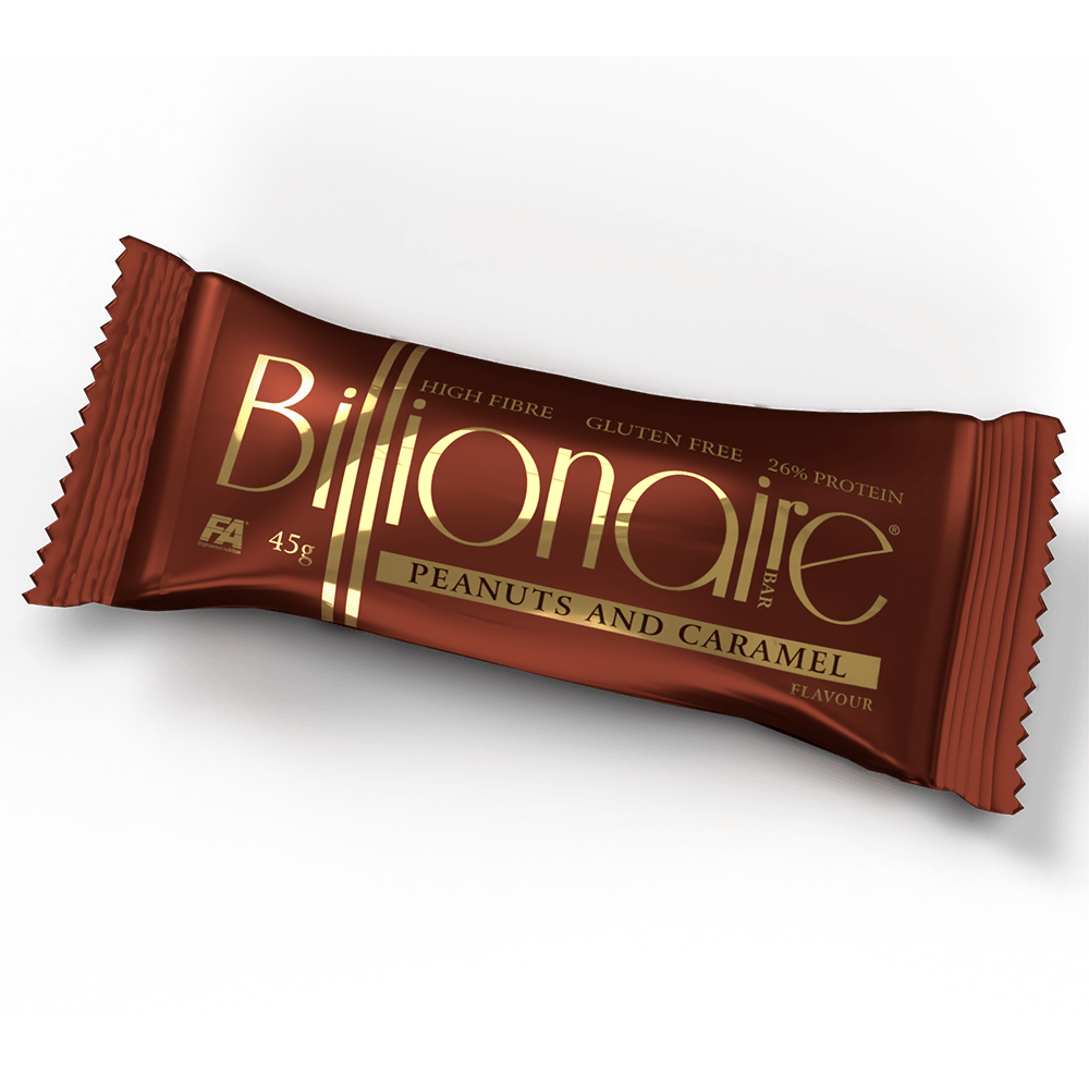 Billionaire Protein Bar - Yes2Health-Peanuts & Caramel