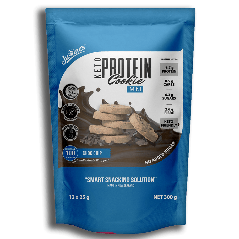 Justine's Mini Protein Cookies - Yes2Health-Chocolate Chip