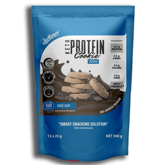 Justine's Mini Protein Cookies - Yes2Health-Chocolate Chip