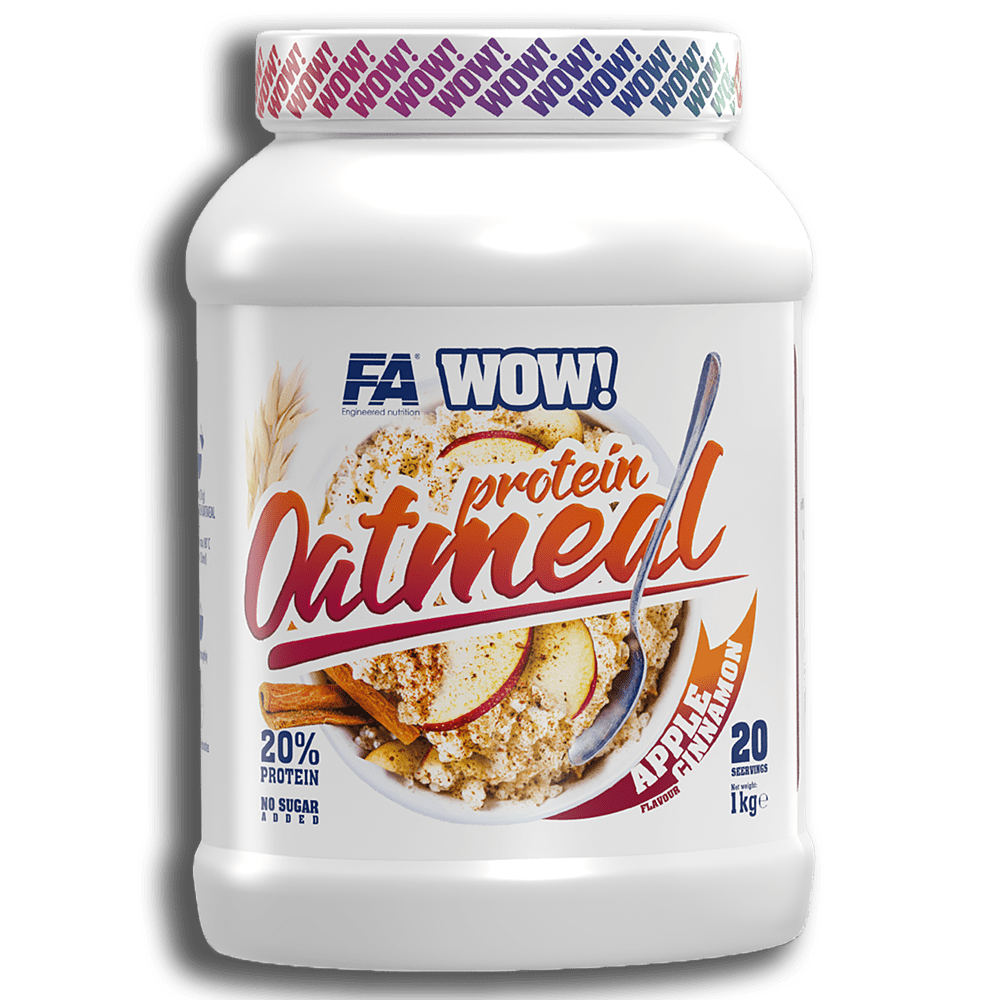 WOW Protein Oatmeal - Yes2Health-Apple Cinnamon (1kg)