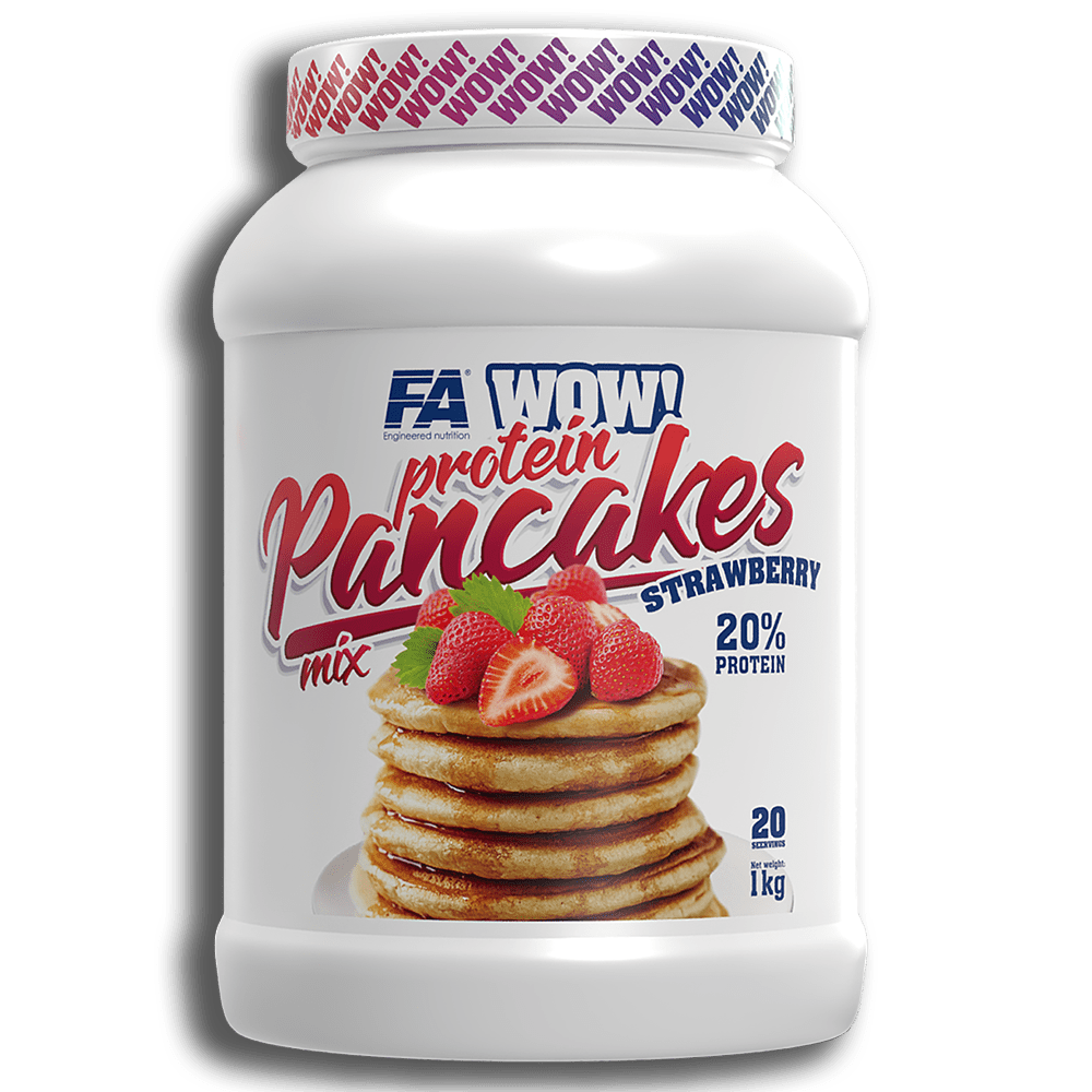 WOW Protein Pancake Mix - Yes2Health-Strawberry (1kg)